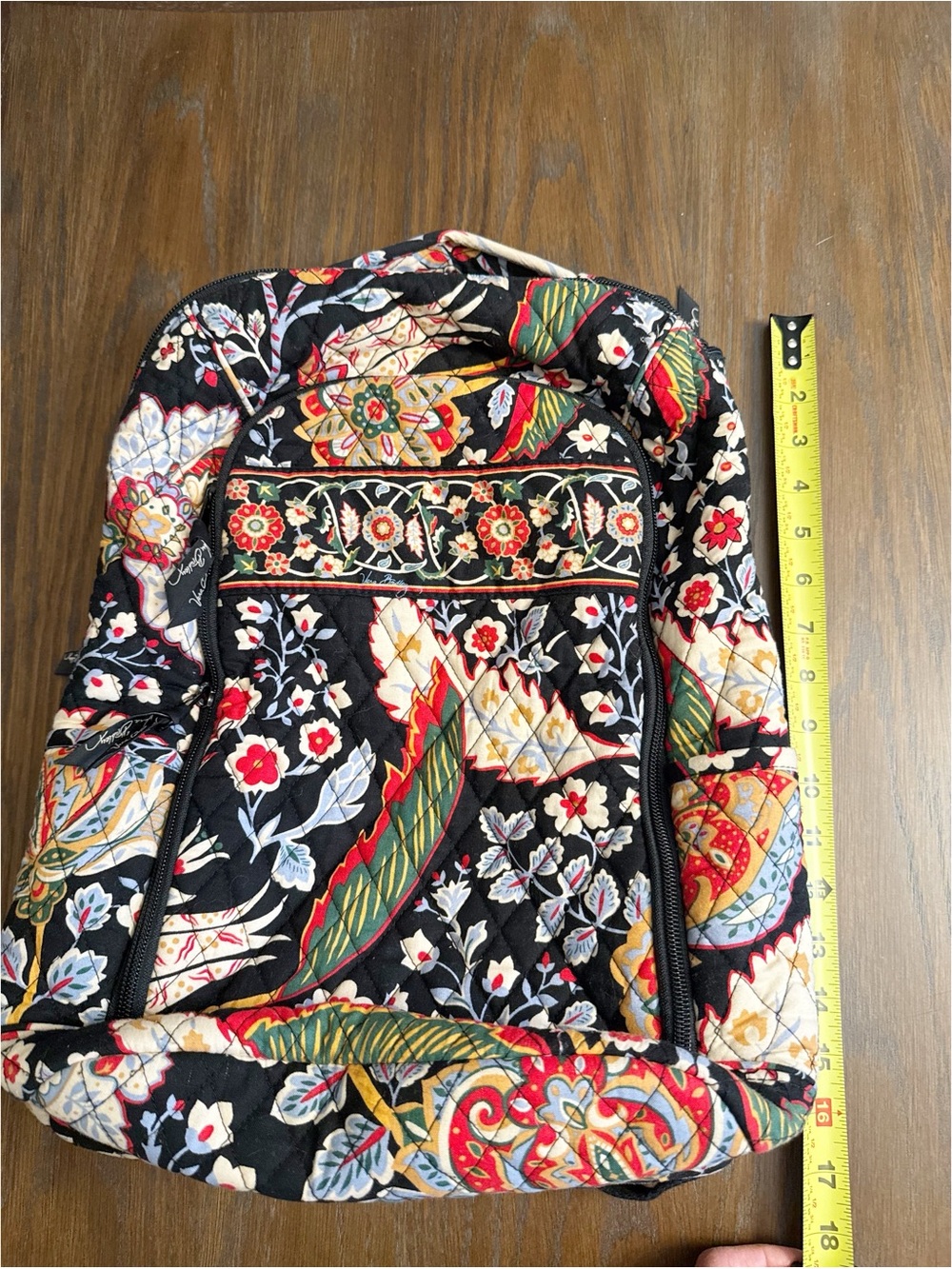 Vera Bradley Campus Backpack — Floral Fiesta Pattern | Like New - Picture 9 of 11